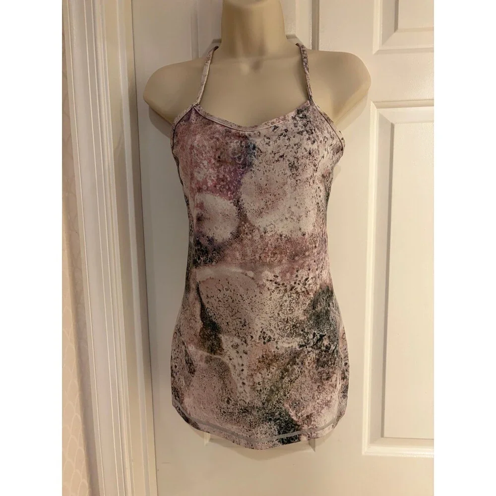 Lululemon Power Y Tank - Sugar Crush - 6 - Picture 1 of 5